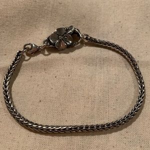 Trollbead big flower lock with bracelet